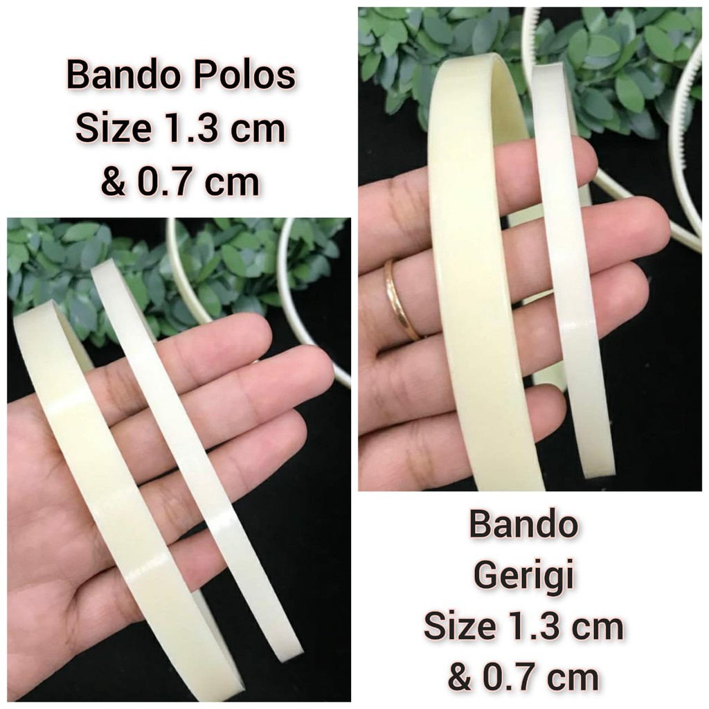 1 BUAH - BANDO GERIGI | BANDO POLOS | BANDO LILIT | TEMPEL PITA GLITTER