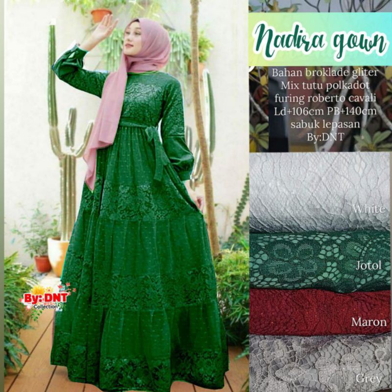 NADIRA DRESS ori MB best seller di shopee