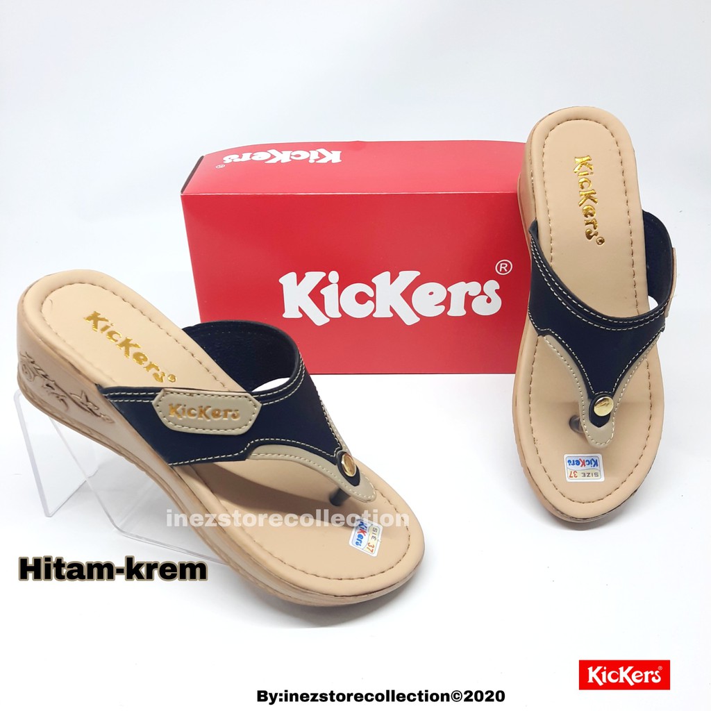 WEDGES SANDAL WANITA KICKERS TERLARIS KODE JPT10 MURAH GROSIR