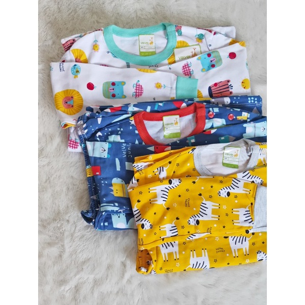 Setelan Piyama Velvet Junior/Baju anak Velvet Junior/Setelan baju tidur anak