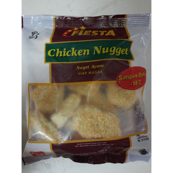 

FROZEN FOOD|| Nuget Fiesta (rasa ayam),berat 250g,500g