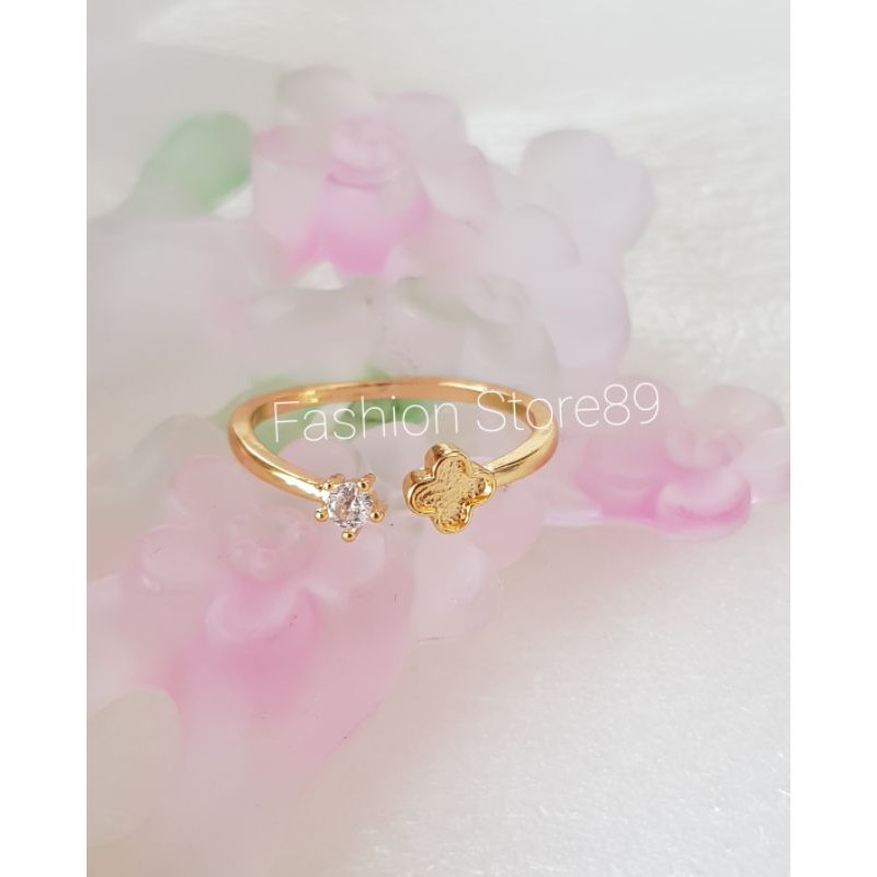 Cincin Bahan Xuping ukuran Elastis free size cincin import xuping fashion unik bahan elastis IMPORT