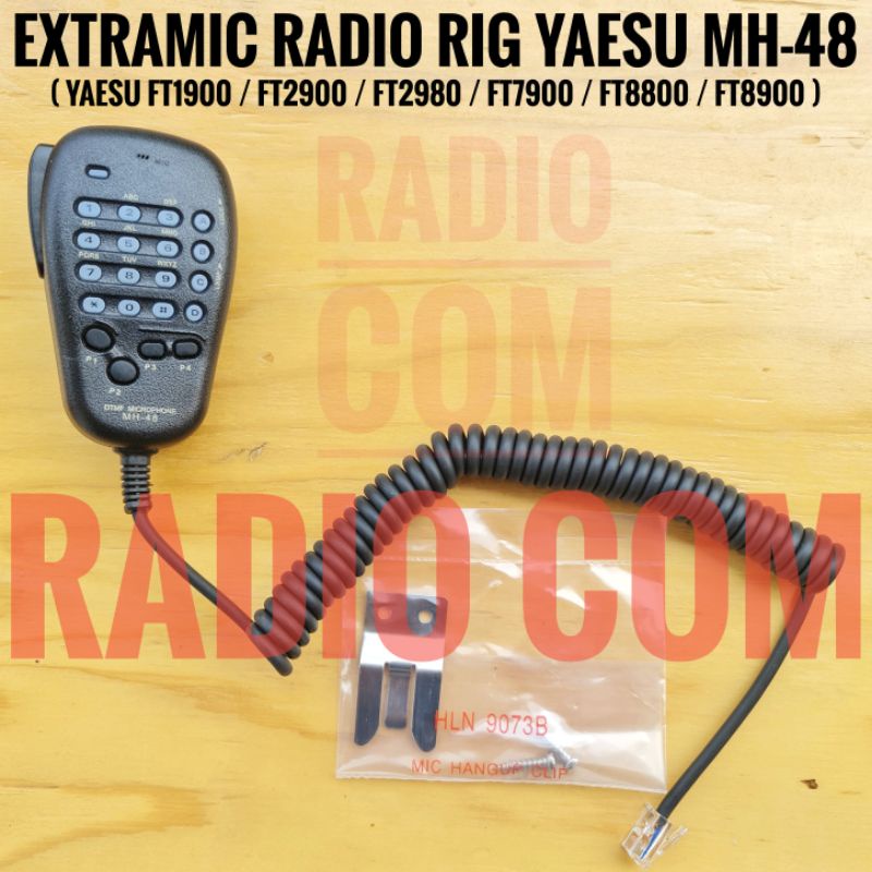 EXTRAMIC RIG YAESU FT1900 FT2900 FT2980 R PTT MIC RIG YAESU FT8900 FT7900 FT2980R MIC YAESU MH-48 MH48