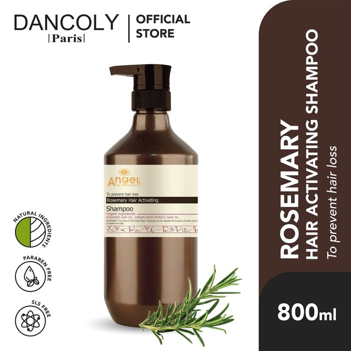 Angel Rosemary Hair Activating shampo Anti hairloss / rontok 800ML