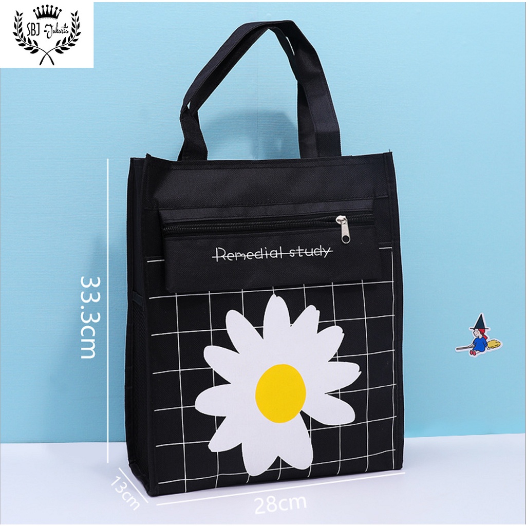 Tas Belajar / Tas sekolah / Tas Kursus anak Tote Bag / MESSENGER BAG anak motif kartun