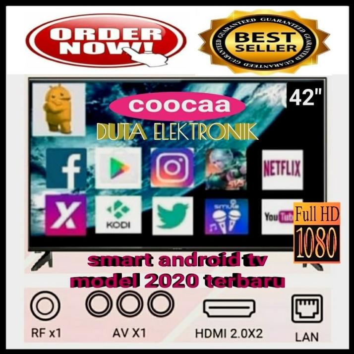 Led Tv Coocaa 42 Inch 42S3G Smart Android 9.0 Netplix