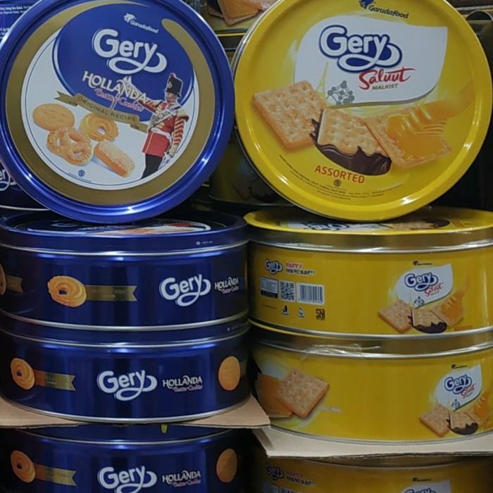 

Biskuit Gery Hollanda Butter Dan Gerry Salut Malkist (4 Kaleng)