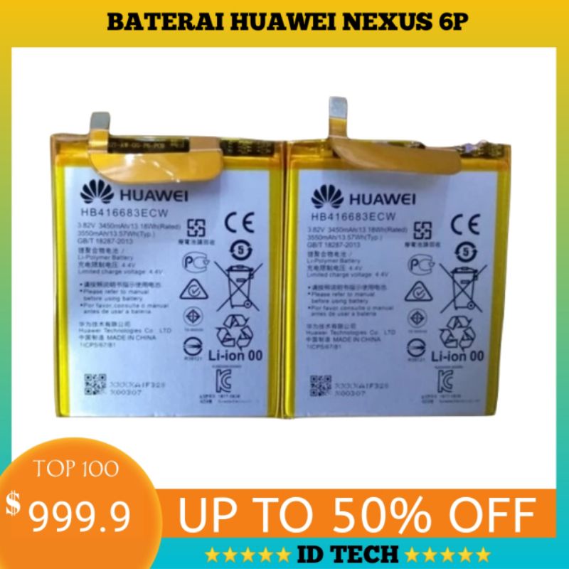 Baterai Huawei Nexus 6P Batre Huawei Nexus 6P HB416683ECW