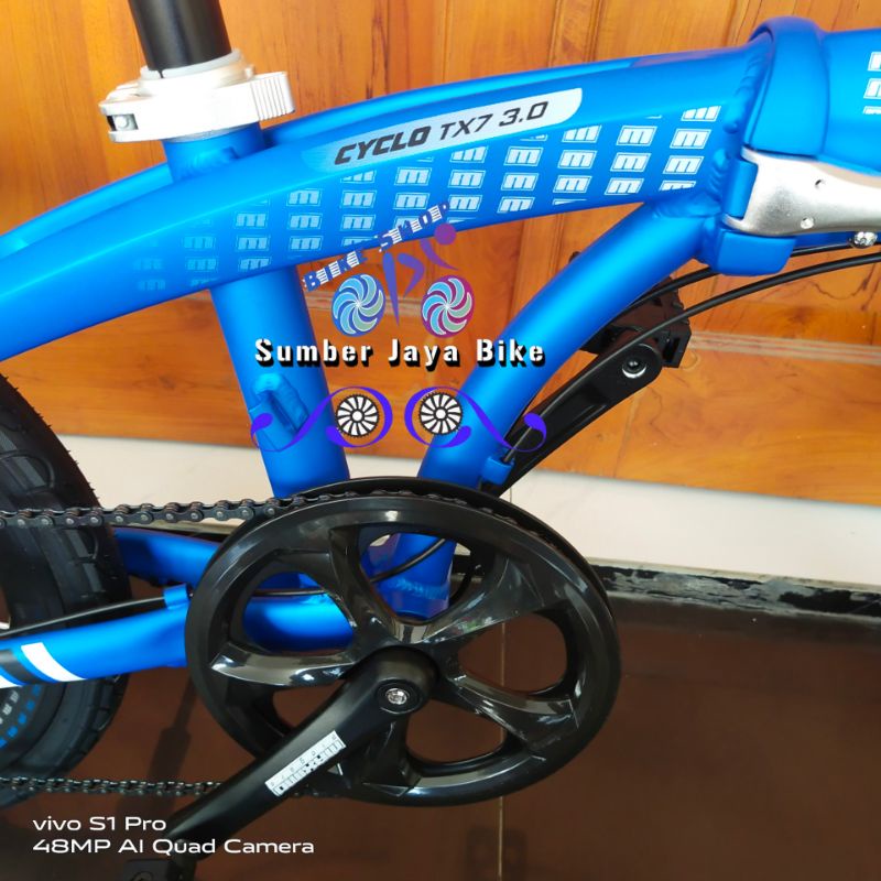 Sepeda Lipat 20 Inch Maximo Cyclo TX7 3.0