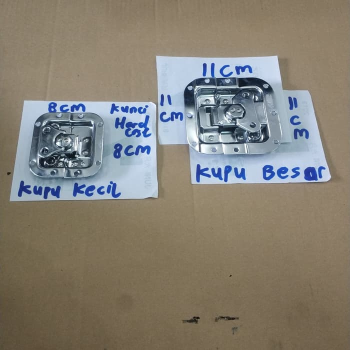 Kunci kupu kecil hardcase import China / kunci box / kunci hardcase