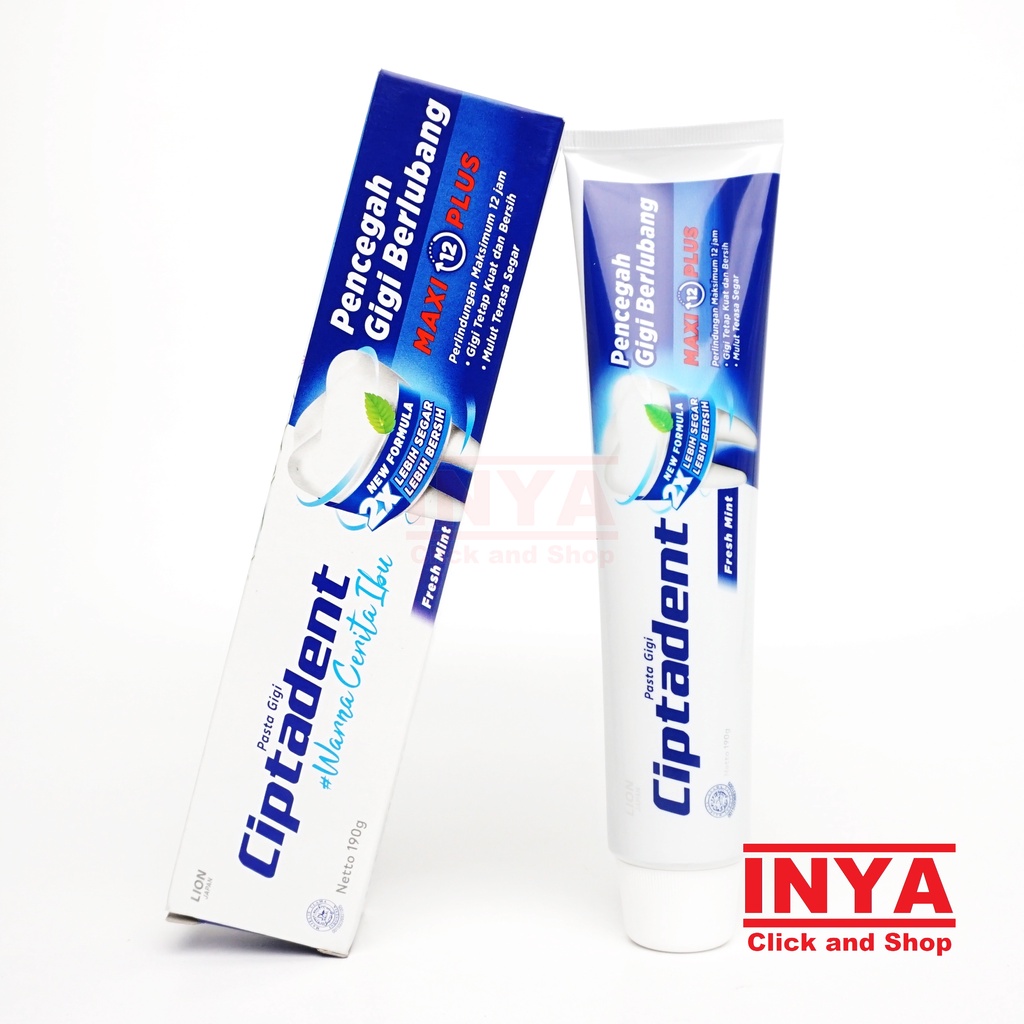 CIPTADENT FRESH MINT TOOTHPASTE 190gr - Pasta Gigi - Odol