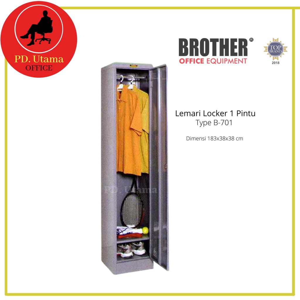 Jual LOCKER BROTHER B 701 (1 PINTU) | Shopee Indonesia