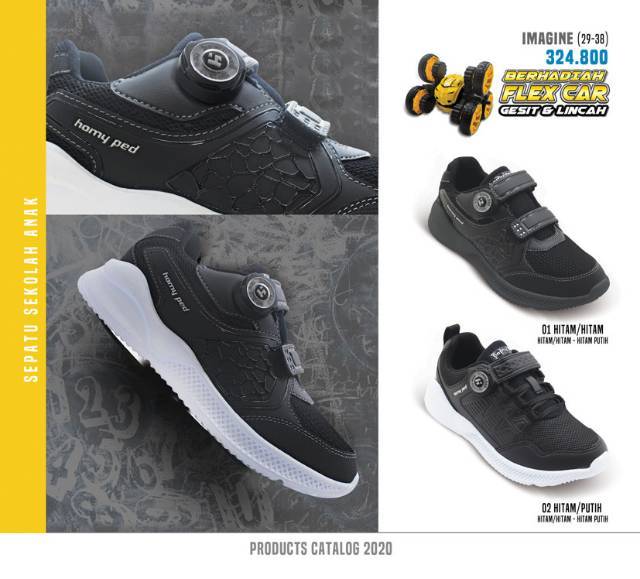 Sepatu Anak Homyped IMAGINE SERIES Original Berhadiah Mainan MOBIL FLEX CAR 2020