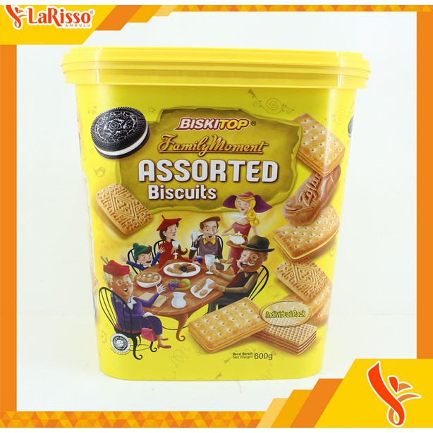 

BISKITOP ASSORTED FAMILY 600GR ALL VARIAN(TWINPACK 2'S)