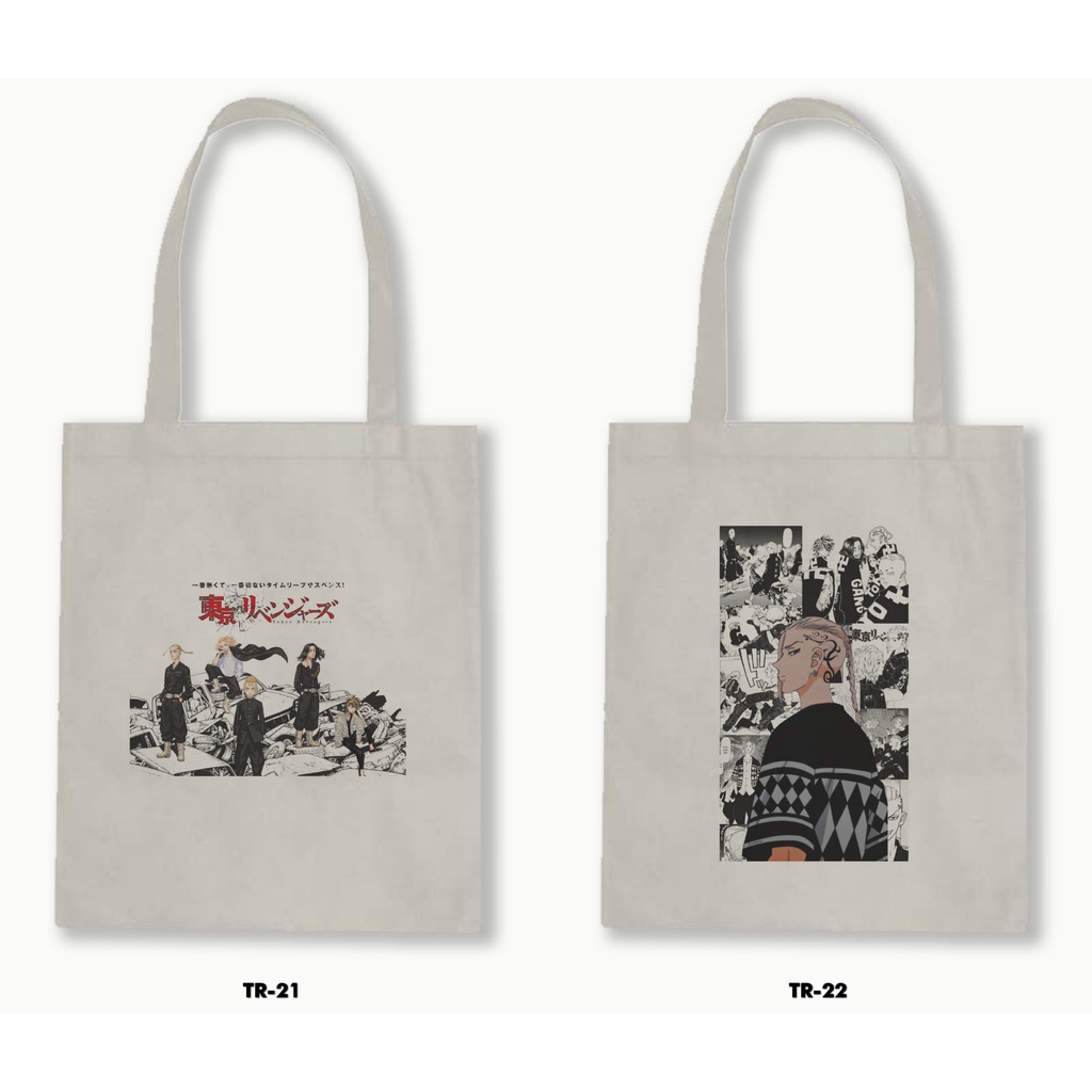 TOTE BAG BLACU - TOKYO REVENGERS / ANIME / MANGA 02