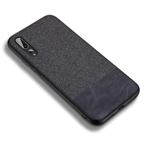 Softcase Cafele Fabric Denim Style Back Cover Casing HP Huawei P20 Pro