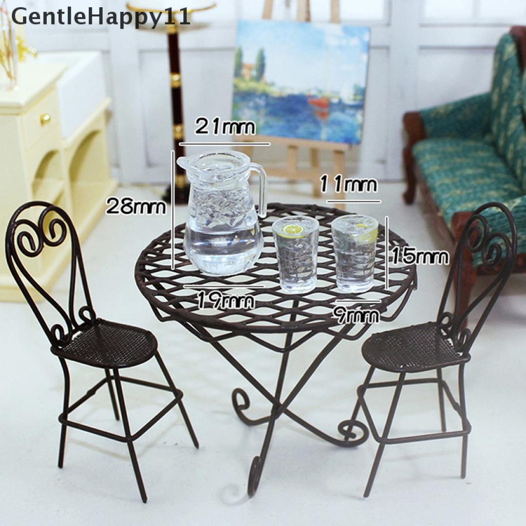 Gentlehappy 3pcs / set Mainan Miniatur Gelas Jus lemon Untuk Aksesoris Rumah Boneka