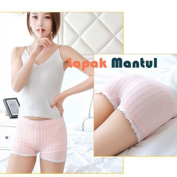 LM-0199 Celana Dalam Short Pendek Wanita - Celana Dalam Boxer Wanita Girl Underwear Hot Pants Murah Kualitas Impor