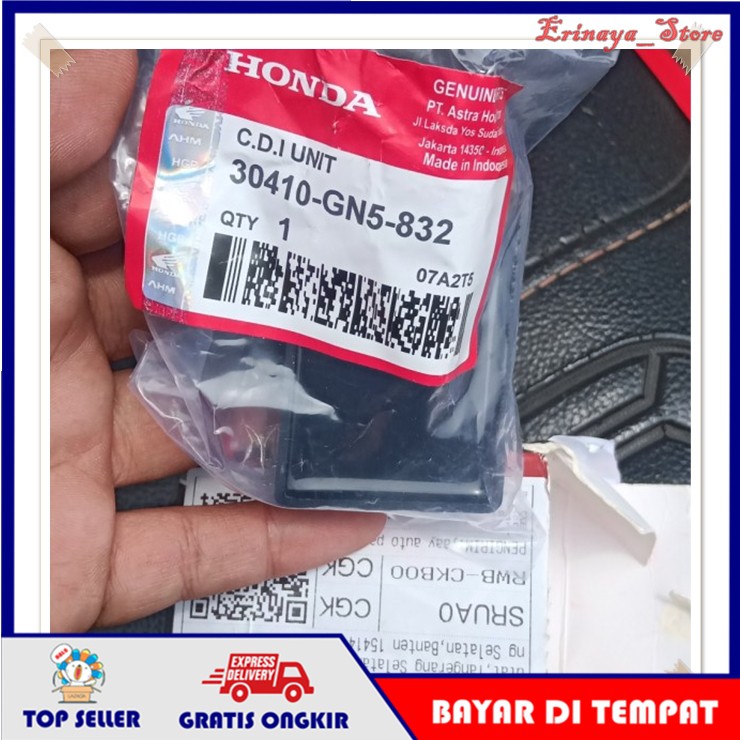 ORIGINAL AHM CDI Unit Ecu Motor Honda Grand Supra X Fit Legenda Revo Prima GL Pro Max GN5 ORI Karbu 