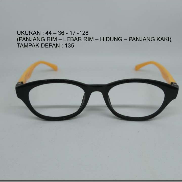 FRAME KACAMATA 2531 PLASTIK ANAK BULAT