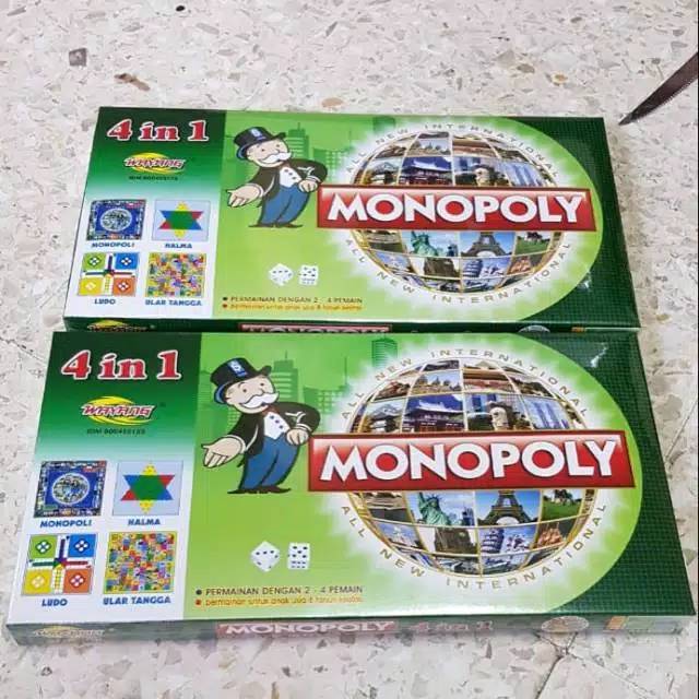Mainan Monopoli/Monopoly/Main Monopoly/Mono Poly/Mono Poli/Mainan Ular Tangga/Mainan Ludo/ Halma