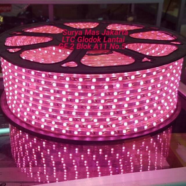 Jual Lampu Led Strip Selang 5050 Smd 220 Volt 100m 100 M 100 Meter