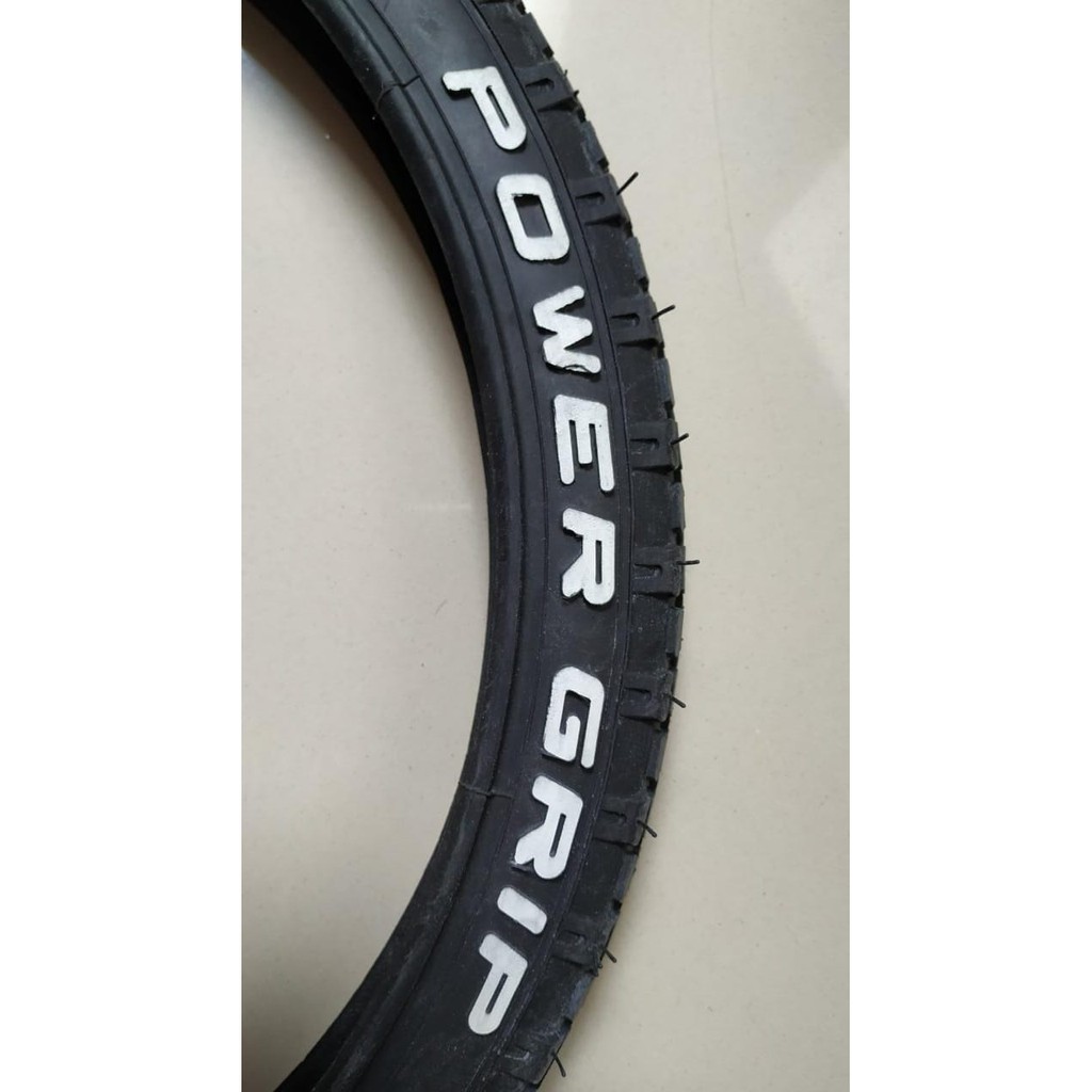 Ban Luar Sepeda Lipat BMX Lucky Stone POWER GRIP 20 x 1.75 Hitam