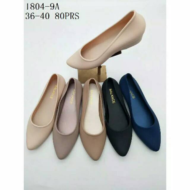 Jelly wedges balance polos lancip