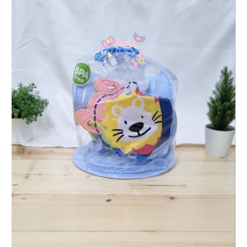 LUSTYBUNNY-SATU SET PARSEL PERLENGKAPAN MAKAN BAYI-PAKET KOMPLIT PERALATAN MAKAN BAYI-GIFT KADO BAYI