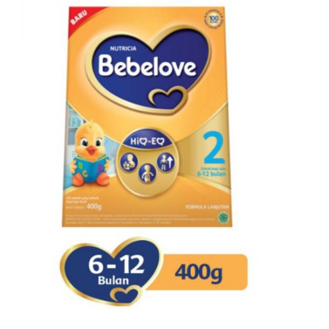 Susu Formula Nutricia Bebelove 2 400gr 6-12 bulan/Susu Bayi Bebelove 2 400gr