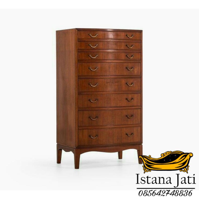 nakas klasik minimalis/nakas laci 8 jati/nakas modern jati/kursi makan jati/lemari hias jati/cermin