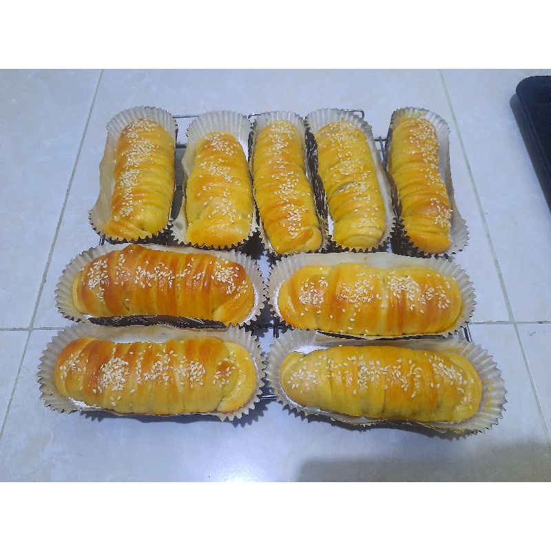 

Roti Manis Isi Pisang Coklat/Keju