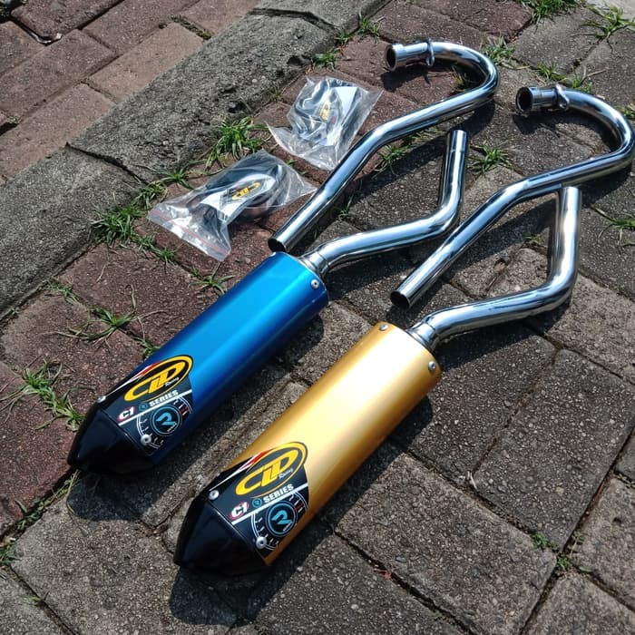 Knalpot Honda CRF 150 - Knalpot CLD Original C1 R Oval