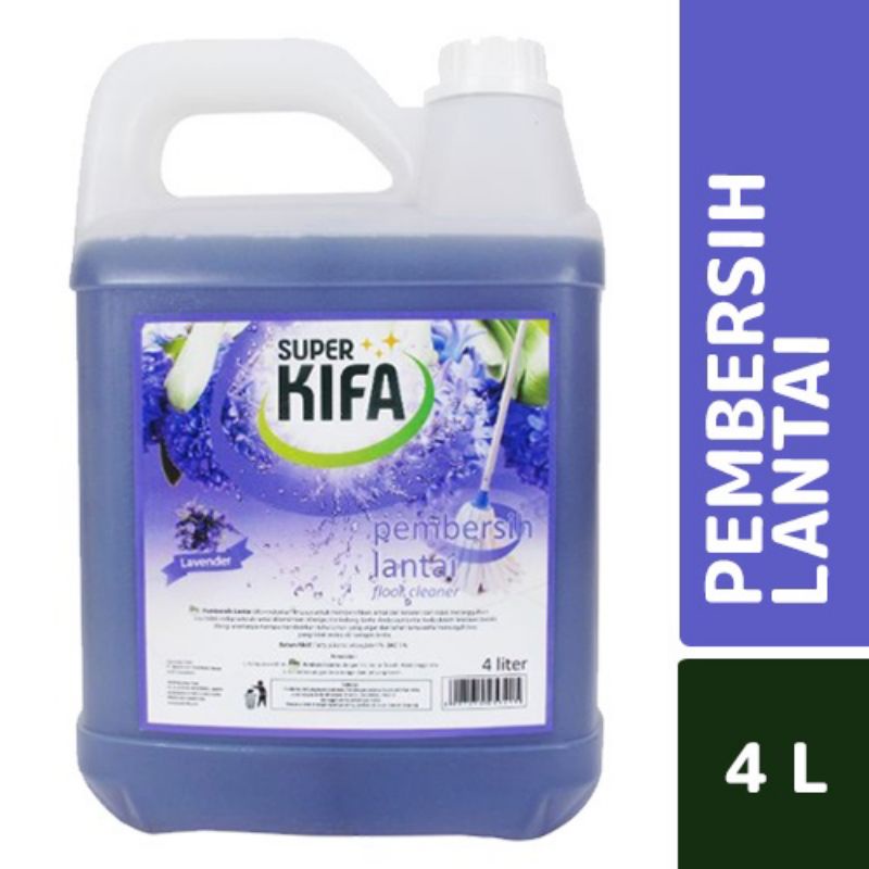 KIFA Pembersih Lantai Lavender 4 Liter / Super Kifa Floor Cleaner