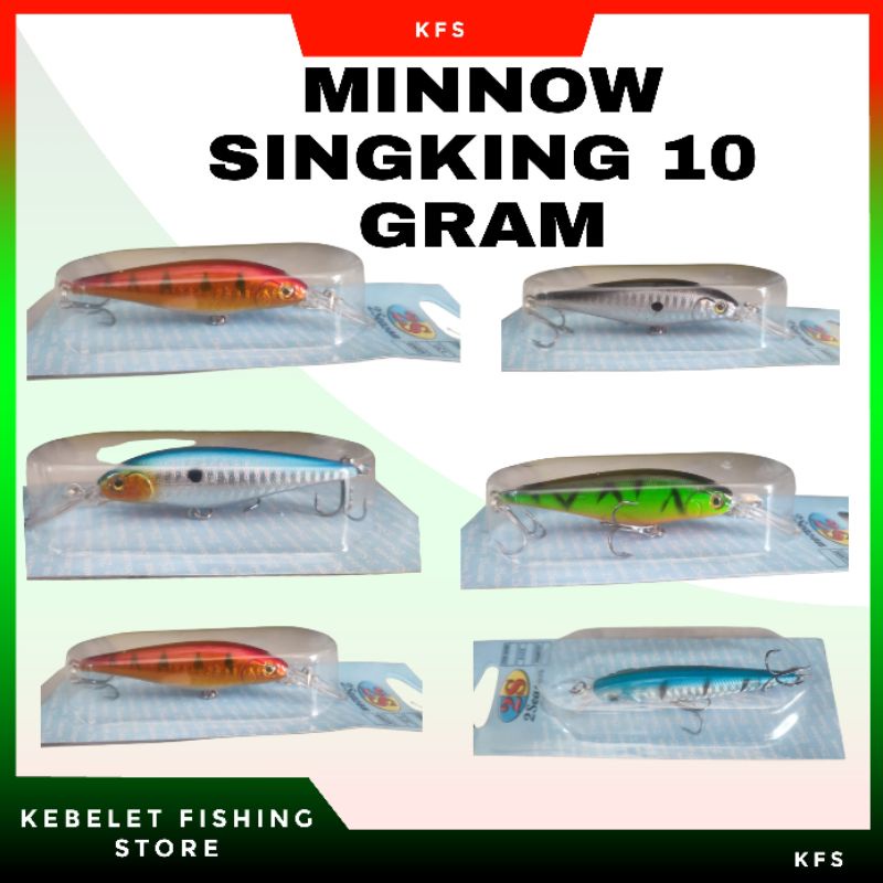 MINNOW SINKING 10GRAM MURAH MERIAH