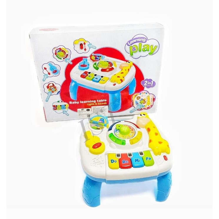Toys4Us - Mainan Edukasi Anak Bayi 2in1 Baby Learning Music Table Musik Usia Umur 6 7 8 9 10 Bulan 1