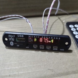 Kit MP3 Bluetooth Player / Modul Blutut Kit Radio FM USB TF SD AUX Remote