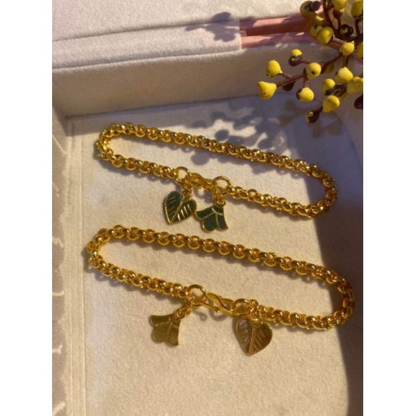 gelang lapis emas 999