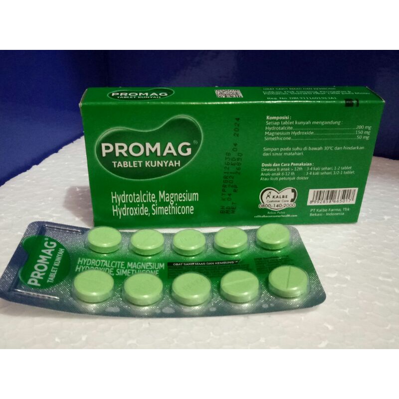 Jual Promag Tablet Kunyah Per Strip Maag Shopee Indonesia