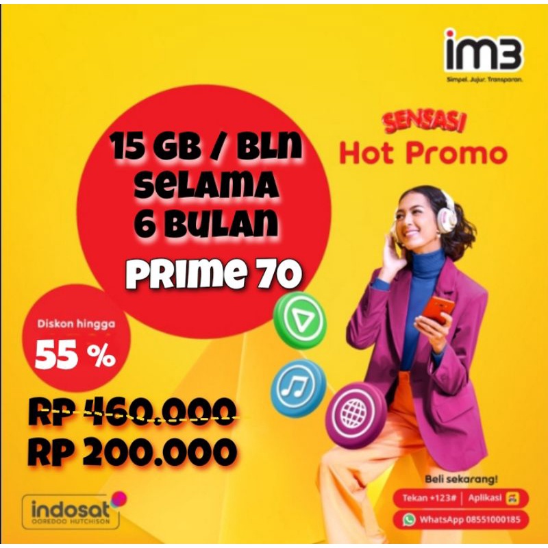 KARTU PERDANA INDOSAT LANGSUNG AKTIF MURAH