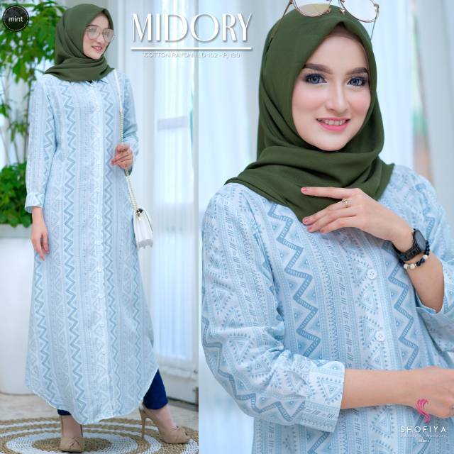 MIDORY LONG TUNIK ORIGINAL BY SHOFIYA