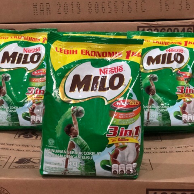 Milo 3in1 Activ Go 1 Kg / Milo 3 IN 1 Activego 1 Kg