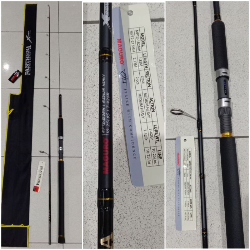 Joran Pancing Maguro Panthera 213MH 10-25lb