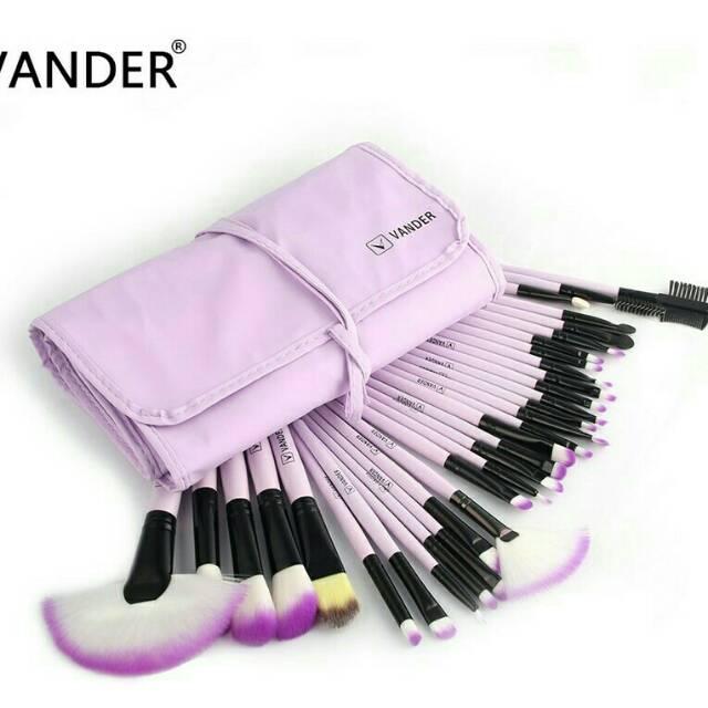 32Set Vander make up Brush purple ready