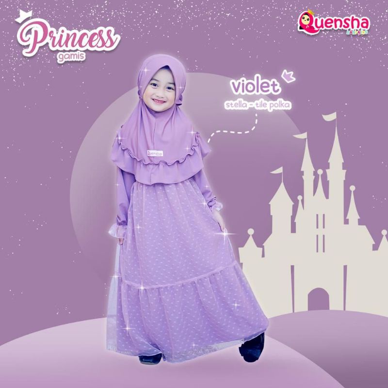 Ready Gamis set Anak Princess by Queensha Kids