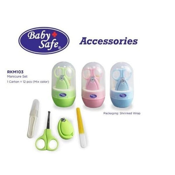 Gunting Kuku Baby Safe 4 in 1 Manicure Set RKM103