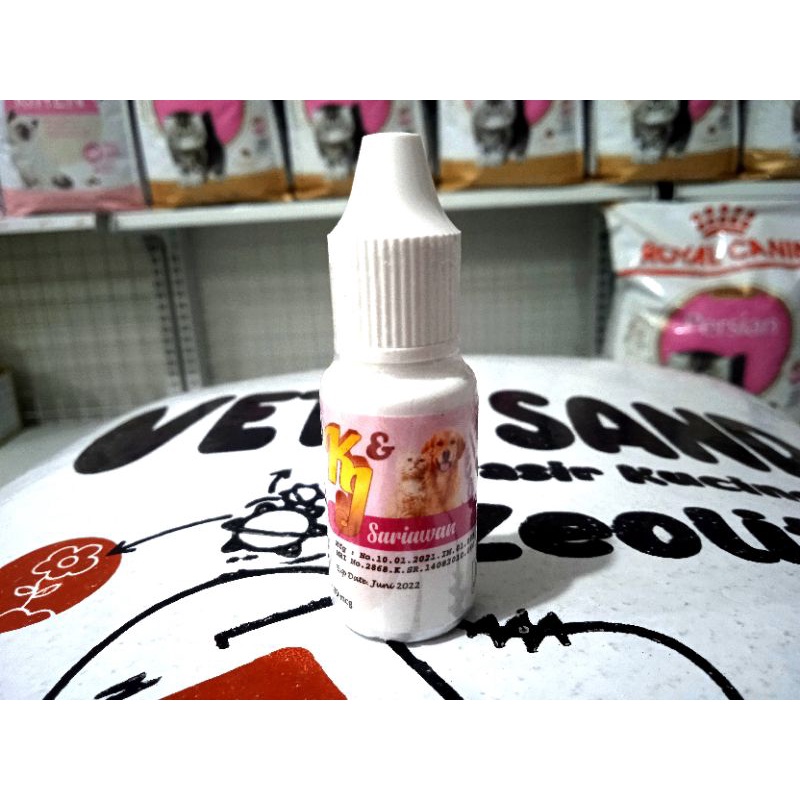 k&amp;j obat sariawan kucing anjing 10ml