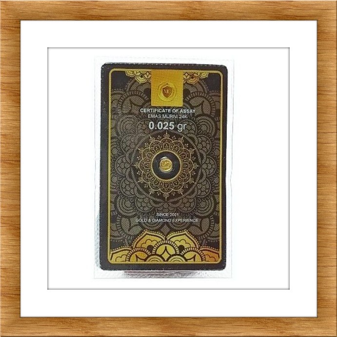MINIGOLD 0,025 Gram Logam Mulia Emas 24 Karat / EMAS MINI GOLD