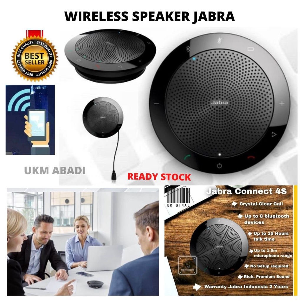 Speaker Jabra Connect 4S Speakerphone Bluetooth Wireless Phone  Laptop 146101