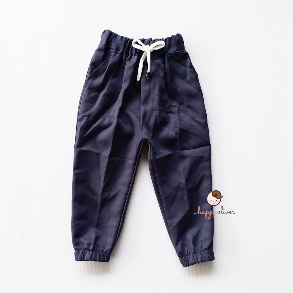 HappyOliver CELANA JOGER C TALI PANJANG POLOS celana pants anak laki premium